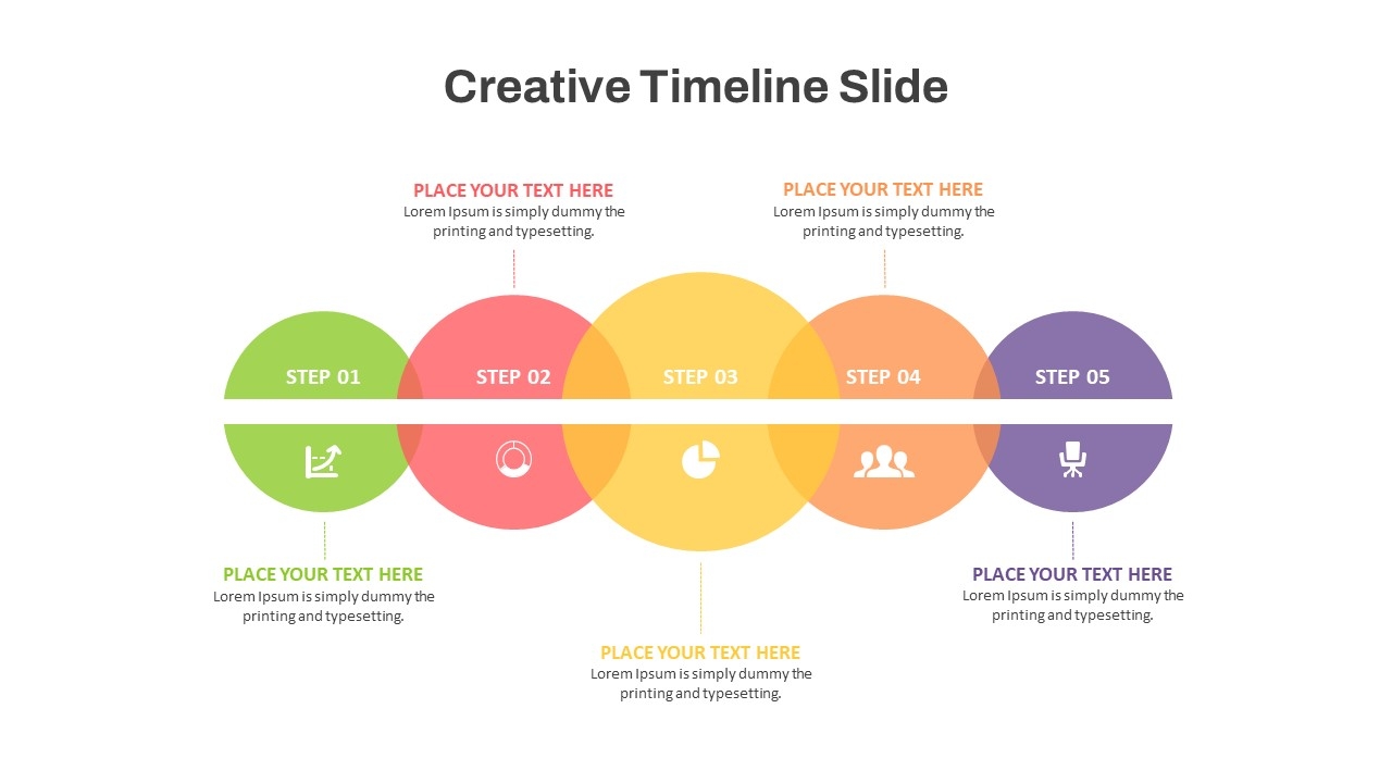 6 Step Creative Timeline Infographic Template For PPT And Google Slides SlideKit