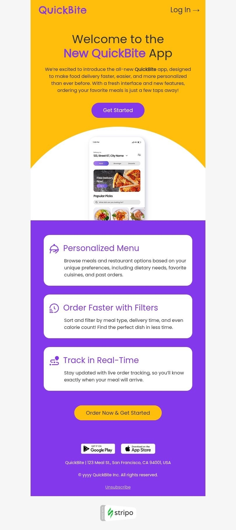 940 Gmail Email Templates Free Gmail HTML Email Template Stripo email