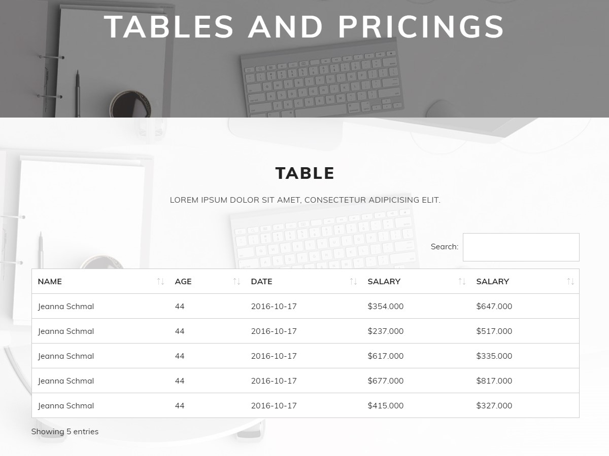 Best 41 HTML Table Templates Collection For 2021 Feel Free To Utilize Best 41 HTML Table Templates Collection For 2021 Feel Free To Utilize