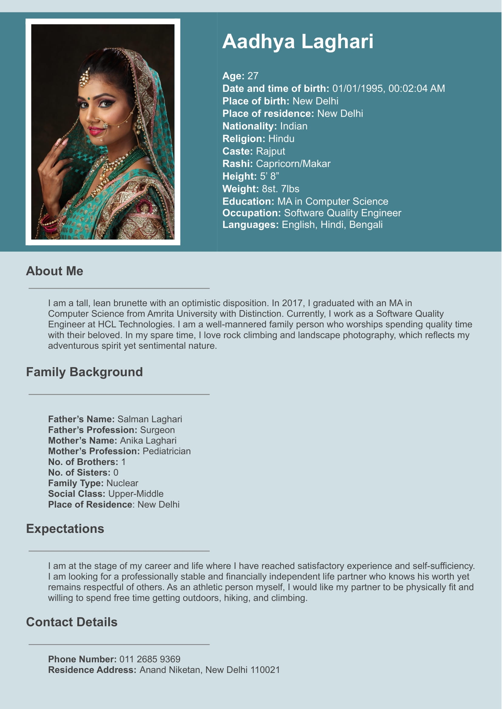 Biodata Format For A Job How To Guide Tips 