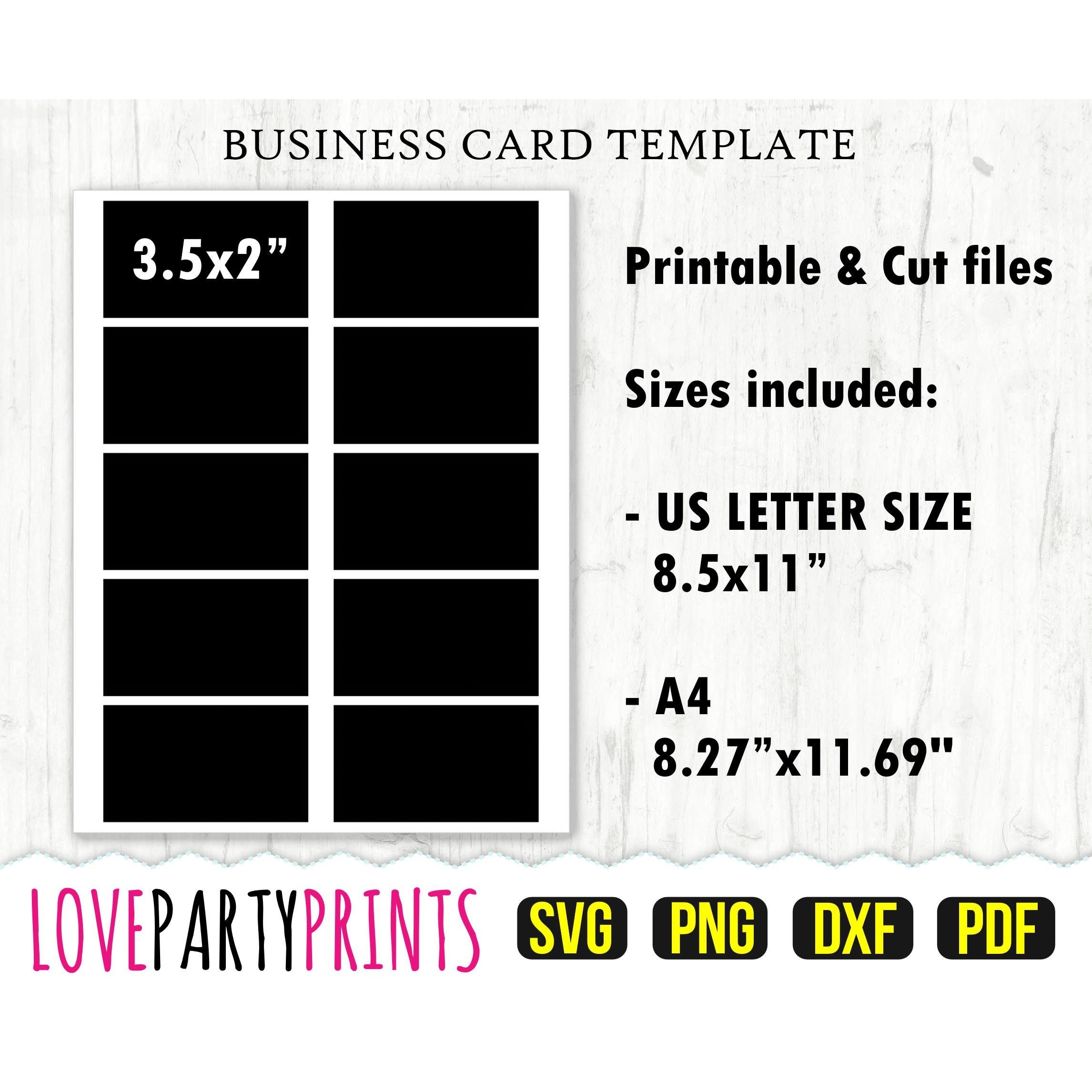 Business Card Template SVG PDF Png Dxf Blank Template Blank Label Business Card 3 5 X 2 US Letter And A4 Size CA66 Etsy Sweden Business Card Template SVG PDF Png Dxf Blank Template Blank Label Business Card 3 5 X 2 US Letter And A4 Size CA66 Etsy Sweden