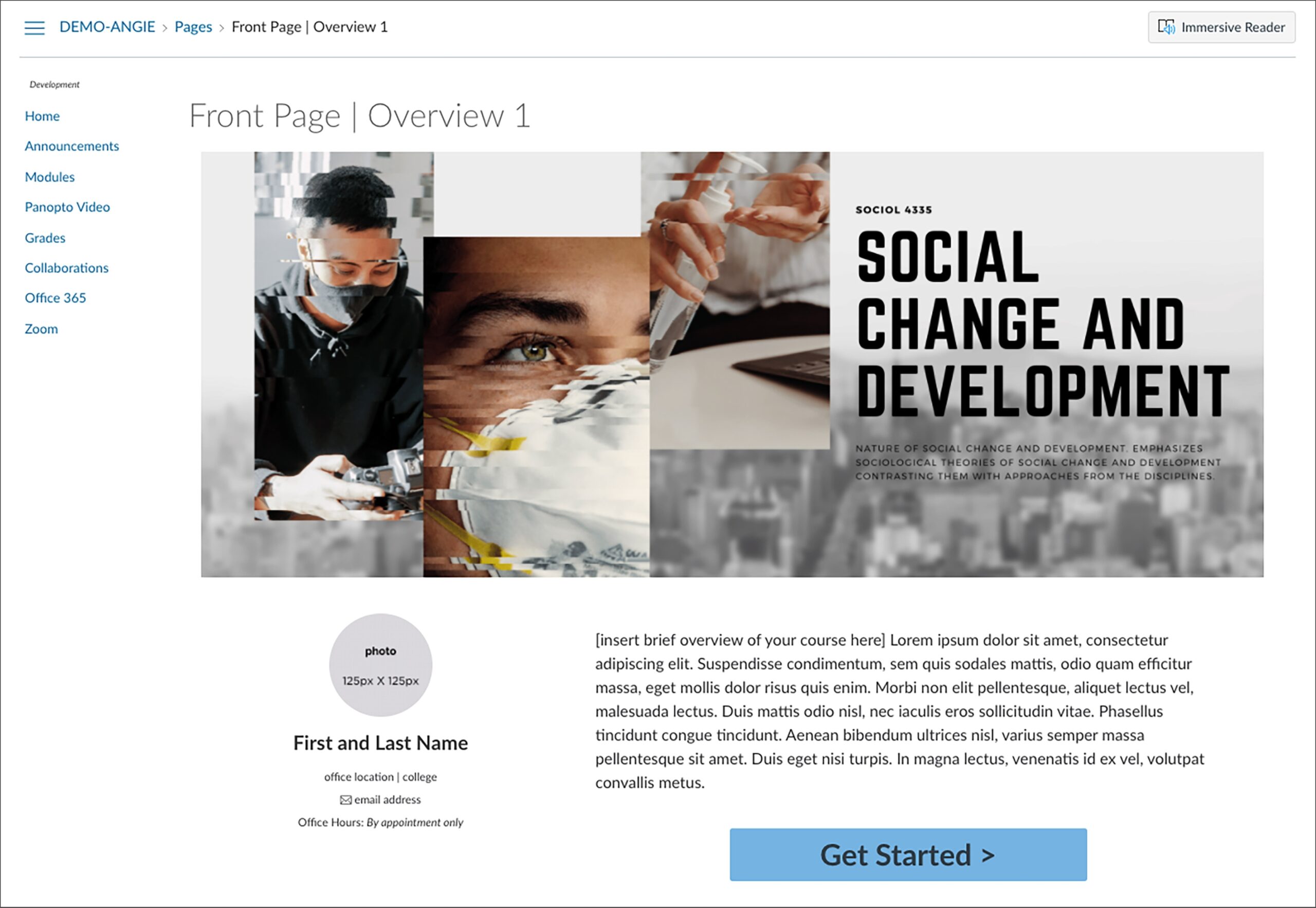 Canvas Templates Mizzou Online Teaching