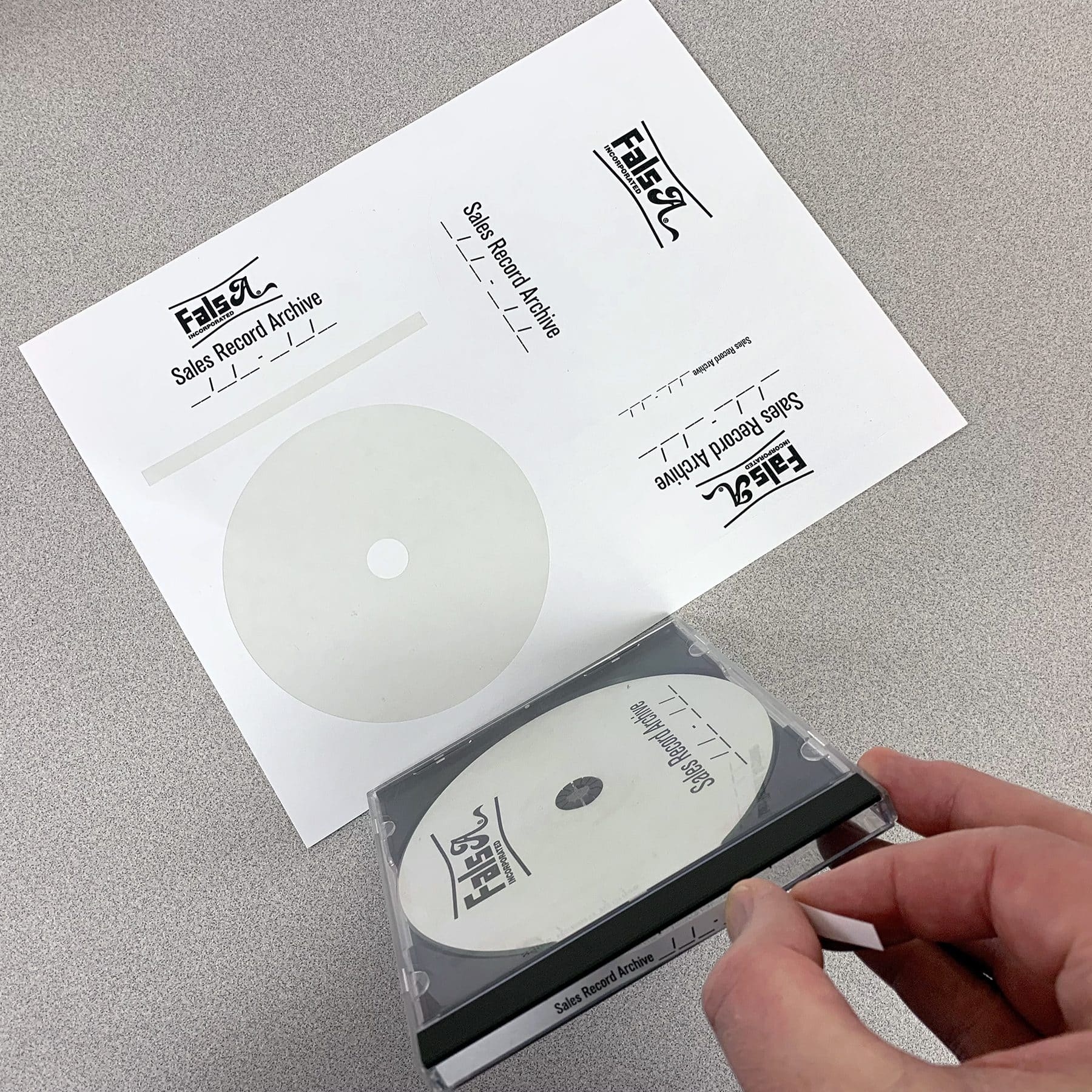 CD DVD Labels Memorex Style 2 Per Page With Large Centers Blank Labels