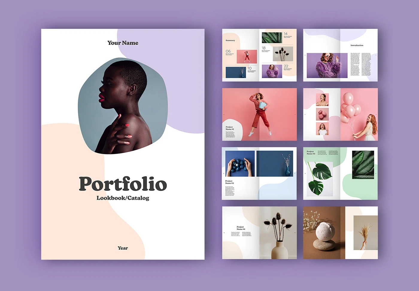 Colorful Portfolio Layout Download Behance Colorful Portfolio Layout Download Behance