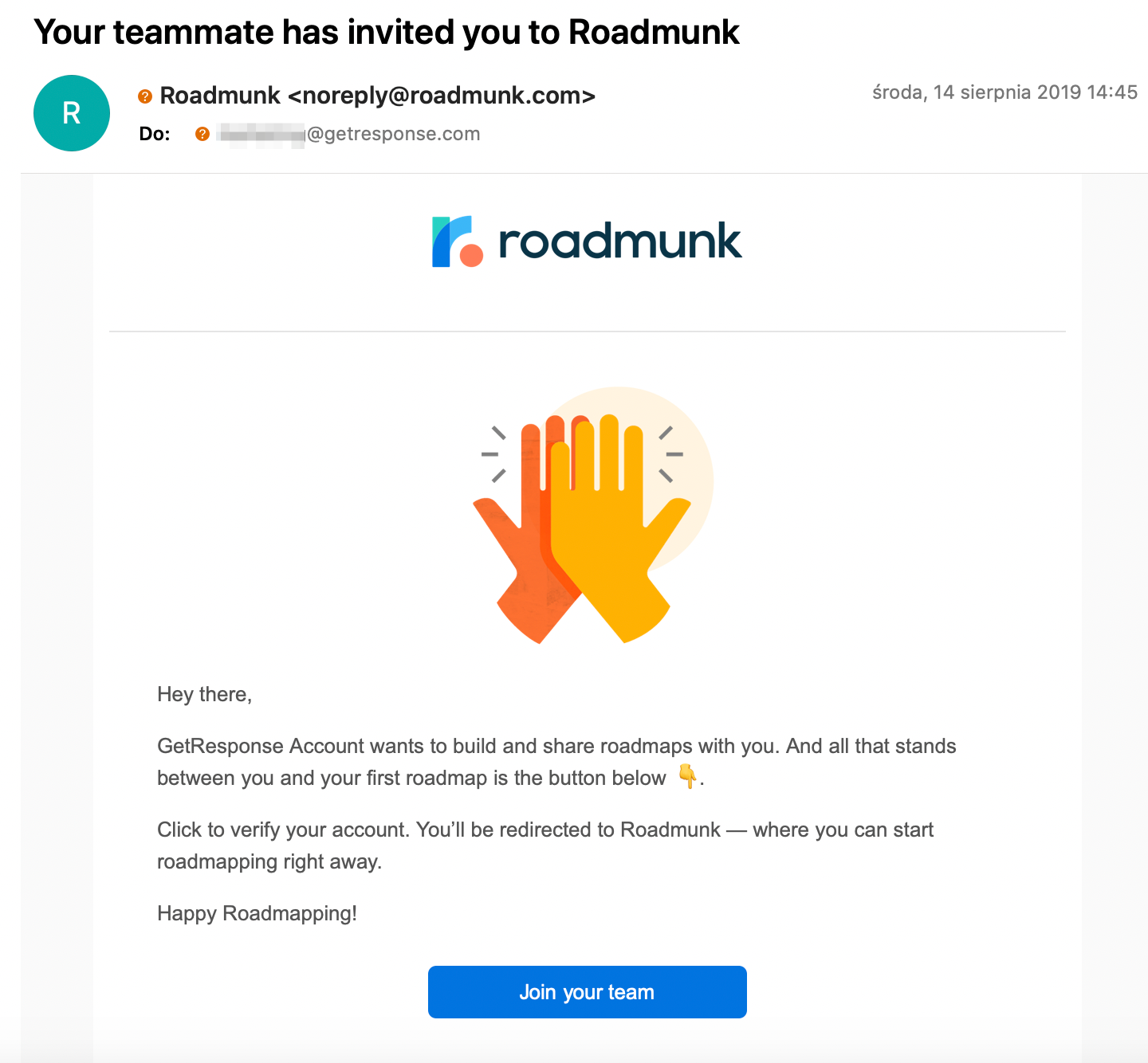 Confirmation Email Templates 12 Examples Tips Blog GetResponse