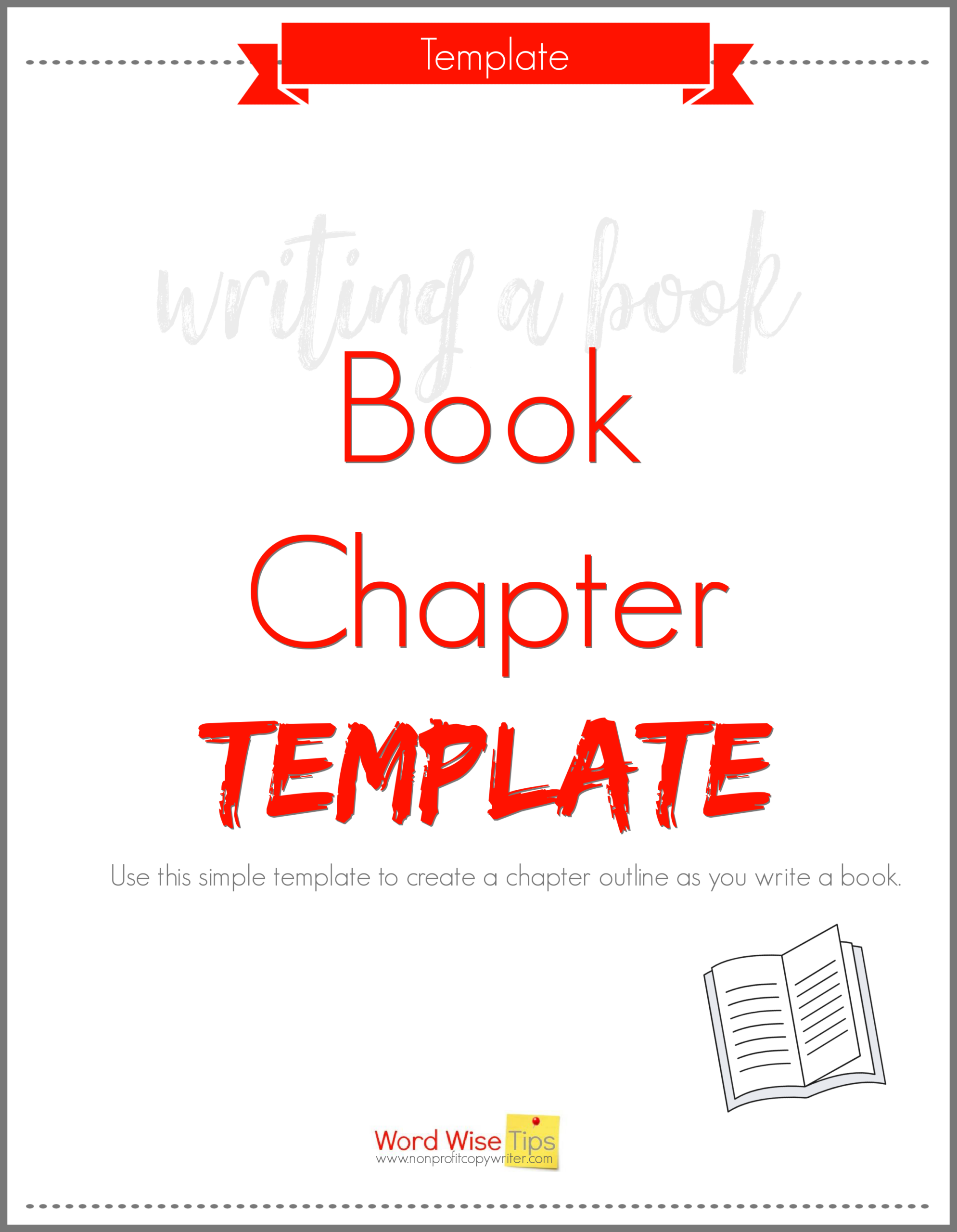 Create A Chapter Outline For Writing A Book Using This Template Create A Chapter Outline For Writing A Book Using This Template