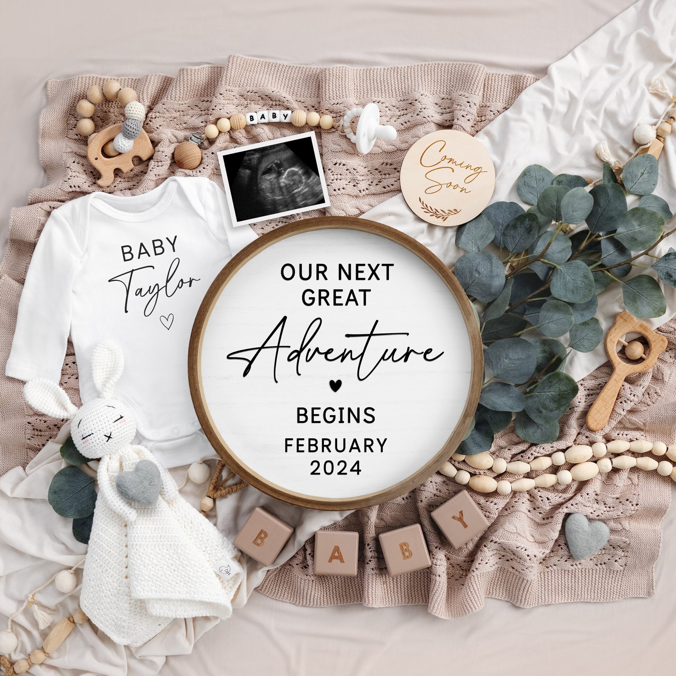 Customizable Pregnancy Announcement Template Digital Baby Reveal digital Etsy Ireland