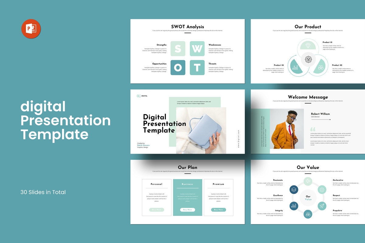 Digital PowerPoint Template Nulivo Market Digital PowerPoint Template Nulivo Market