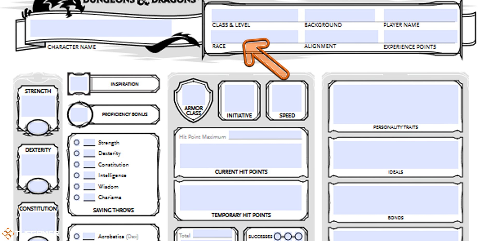 Dungeons Dragons How To Fill Out A DnD Character Sheet