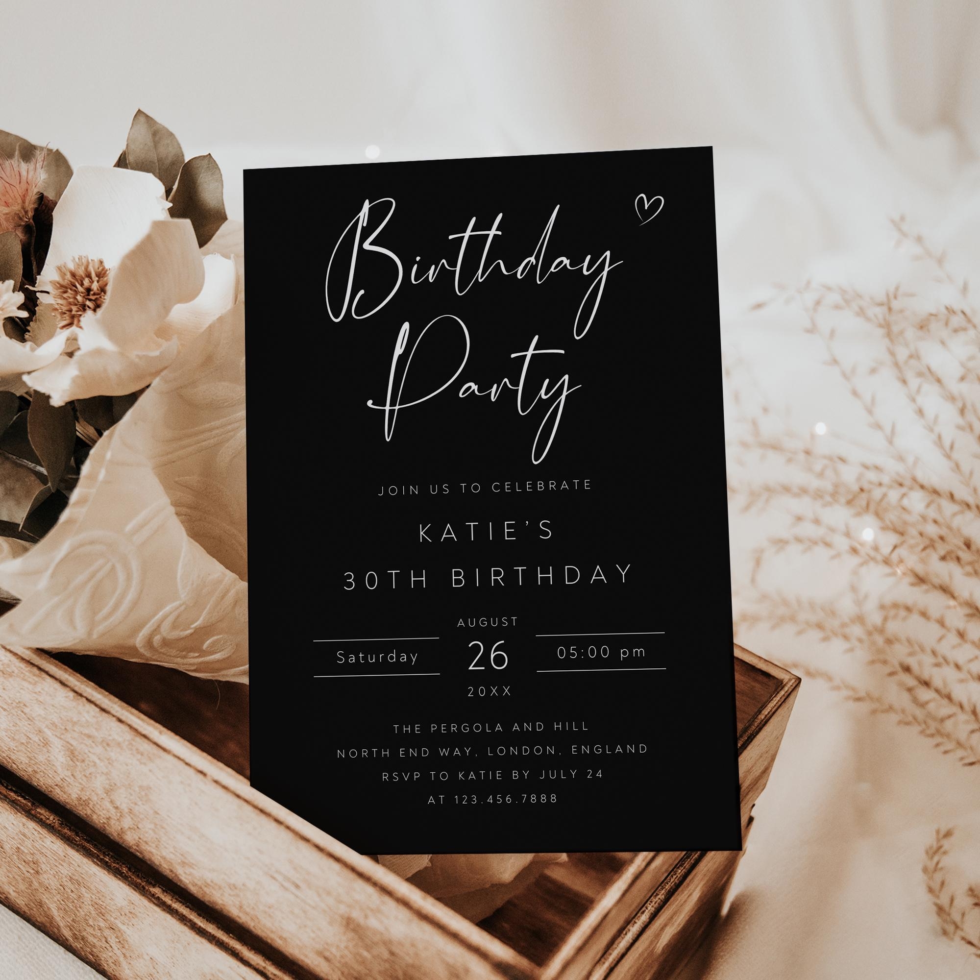 party invite template