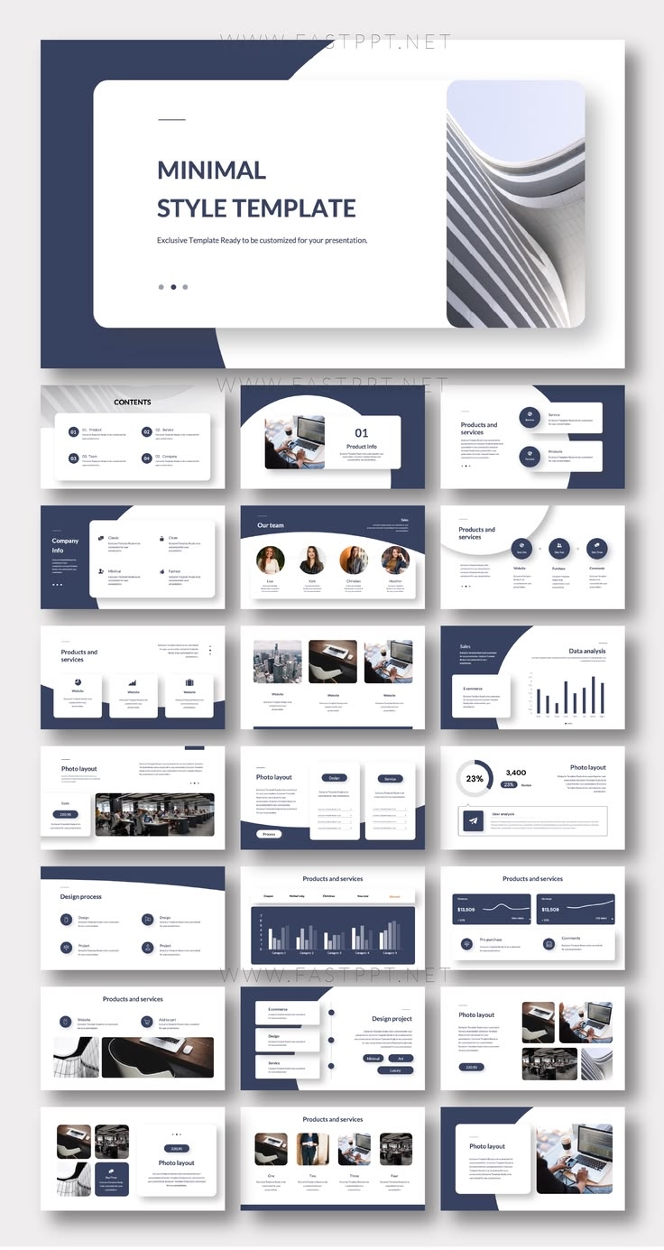 Elegant Minimal Business Presentation Template Modern Professional PowerPoint Designs