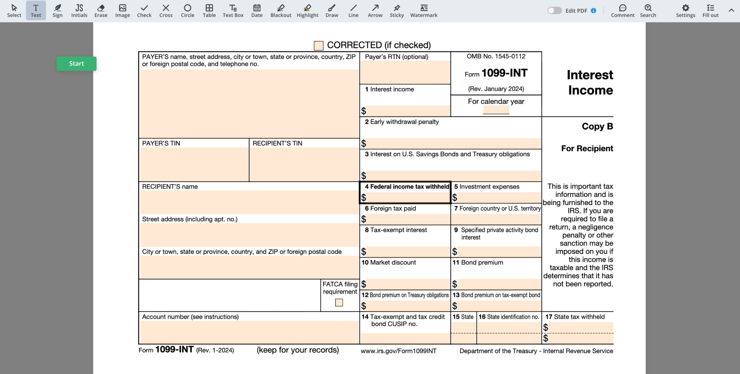 Form 1099 INT Facts You Must Know In 2026 PdfFiller Blog