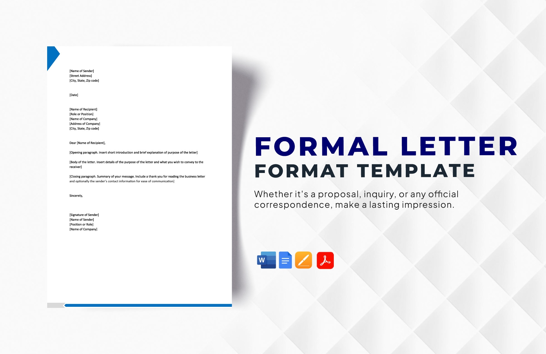 business letter template word business letter template word