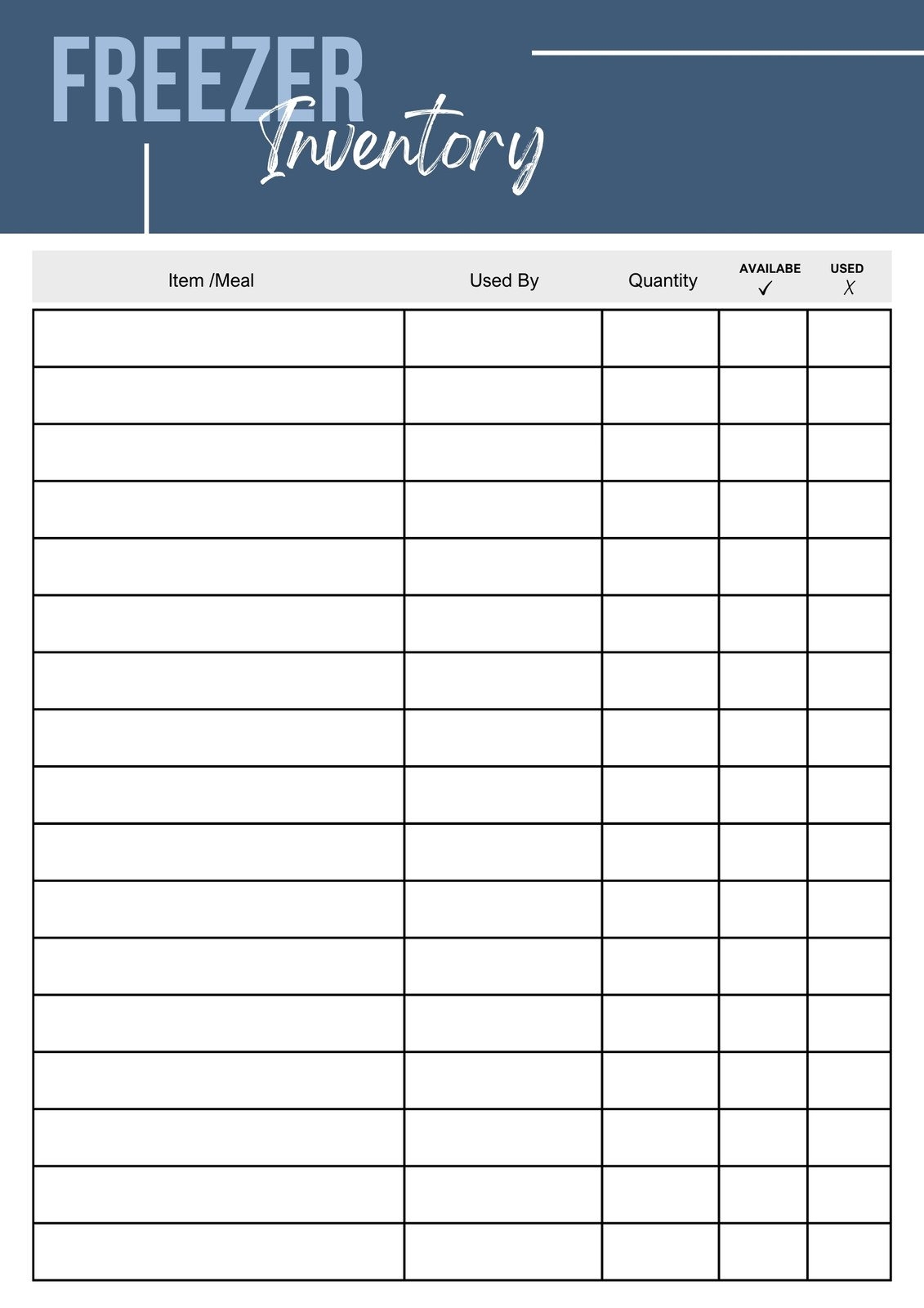 Free And Customizable Inventory Templates Free And Customizable Inventory Templates