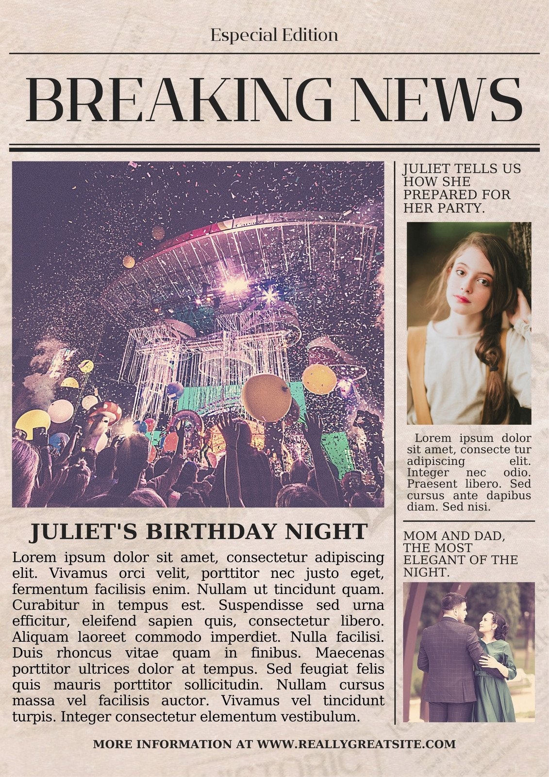 Free And Customizable News Templates Canva