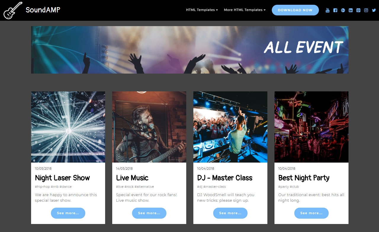 simple html template simple html template