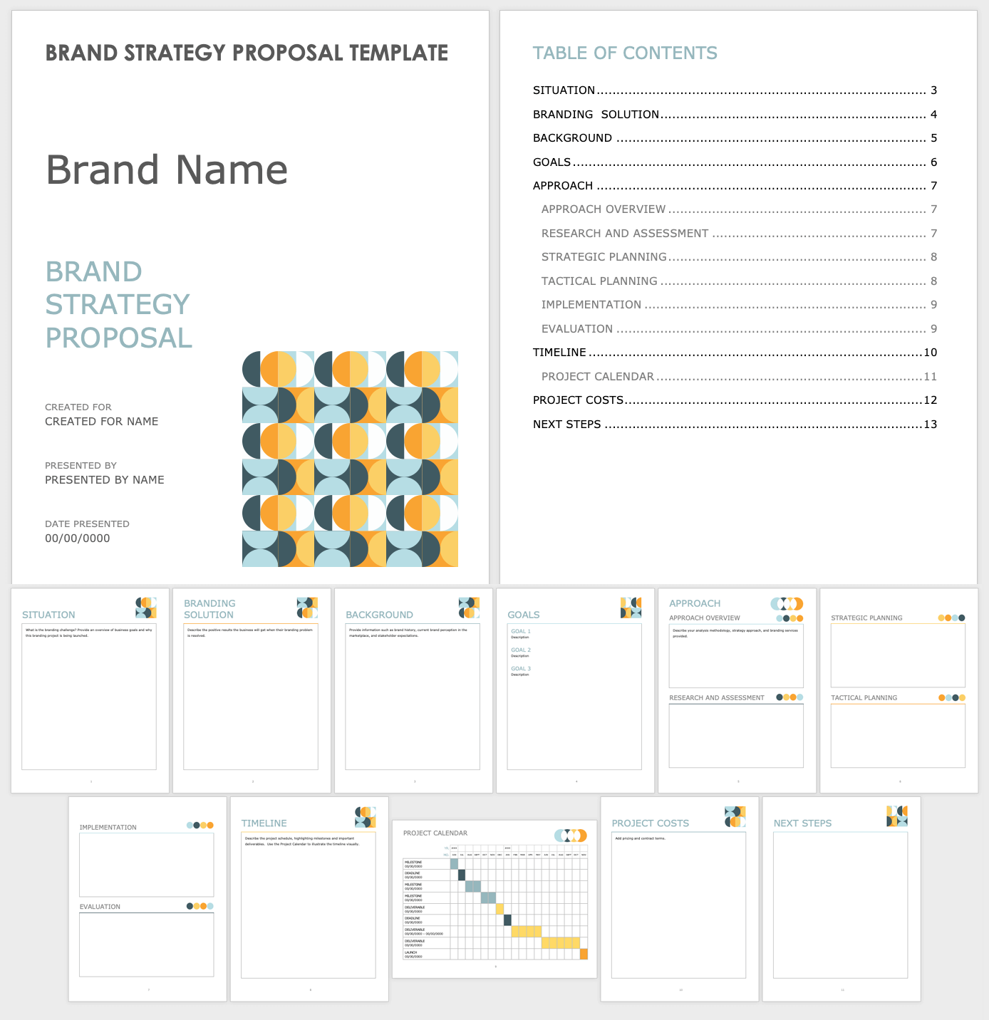 Free Brand Strategy Templates Smartsheet Free Brand Strategy Templates Smartsheet