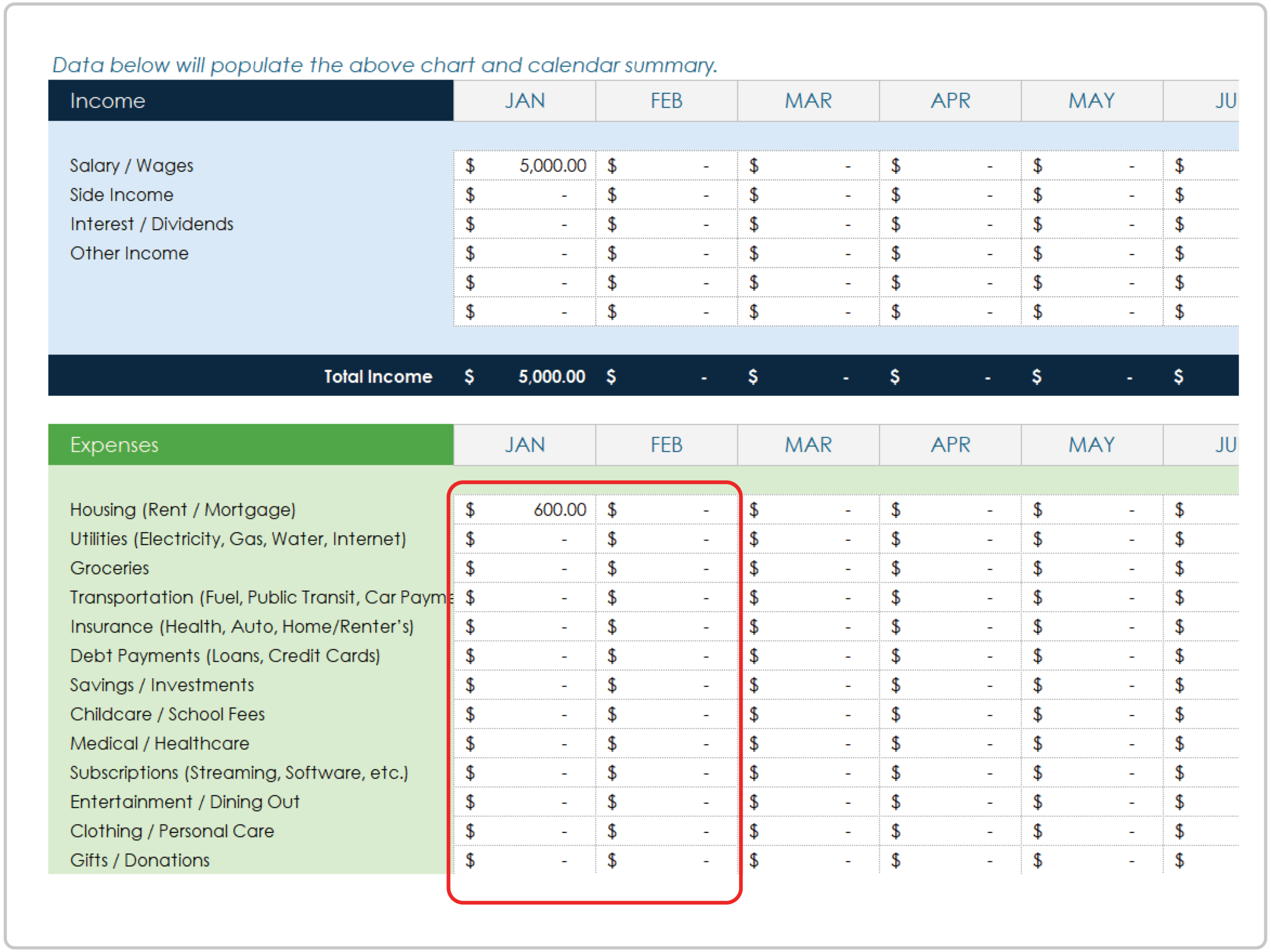 Free Budget Templates For Google Sheets Free Budget Templates For Google Sheets