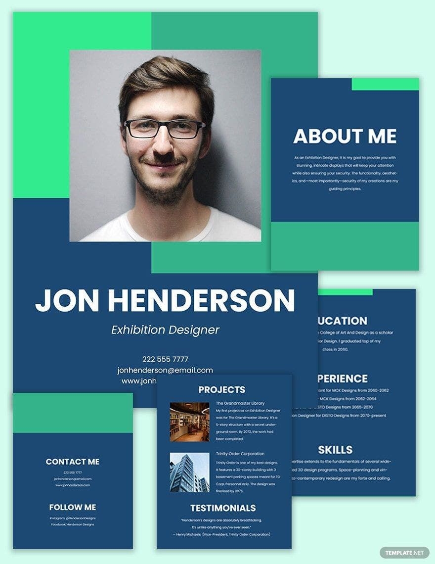 Free Editable Portfolio Templates In Word To Download