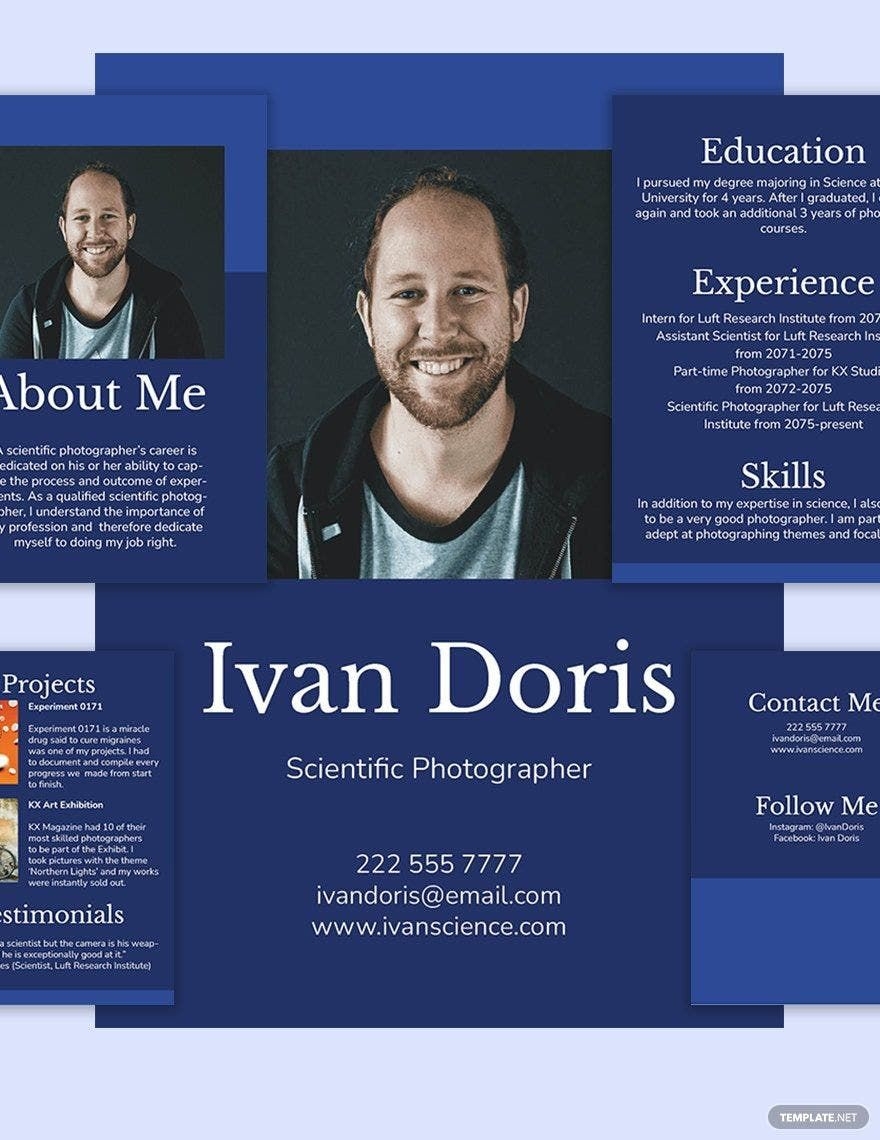 Free Editable Portfolio Templates In Word To Download