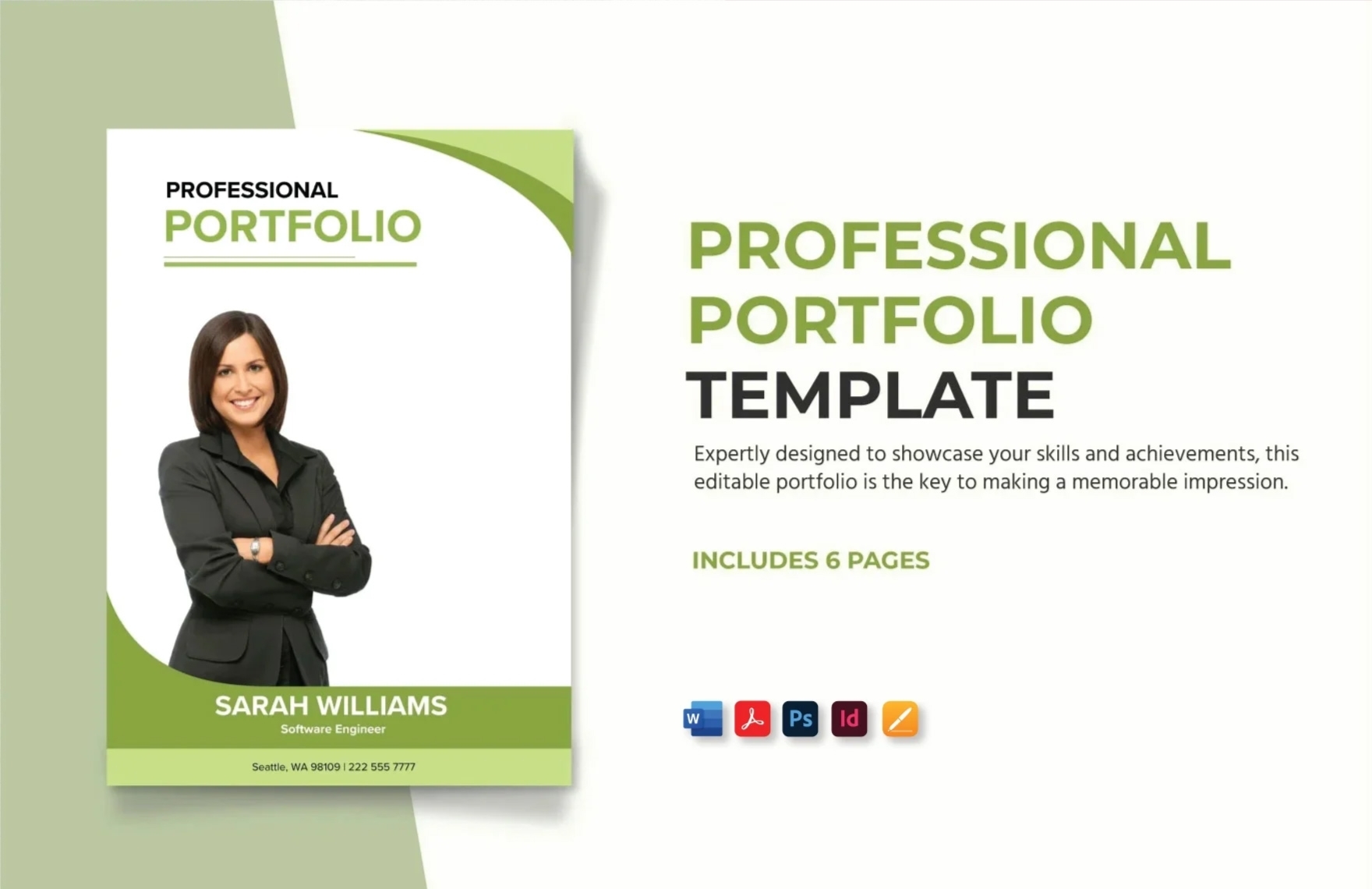 Free Editable Portfolio Templates In Word To Download