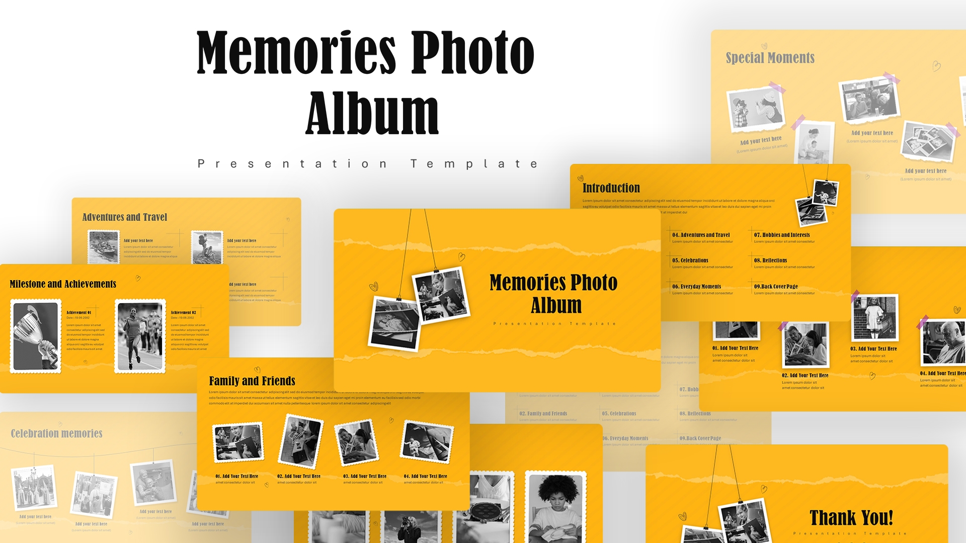 free photo album template