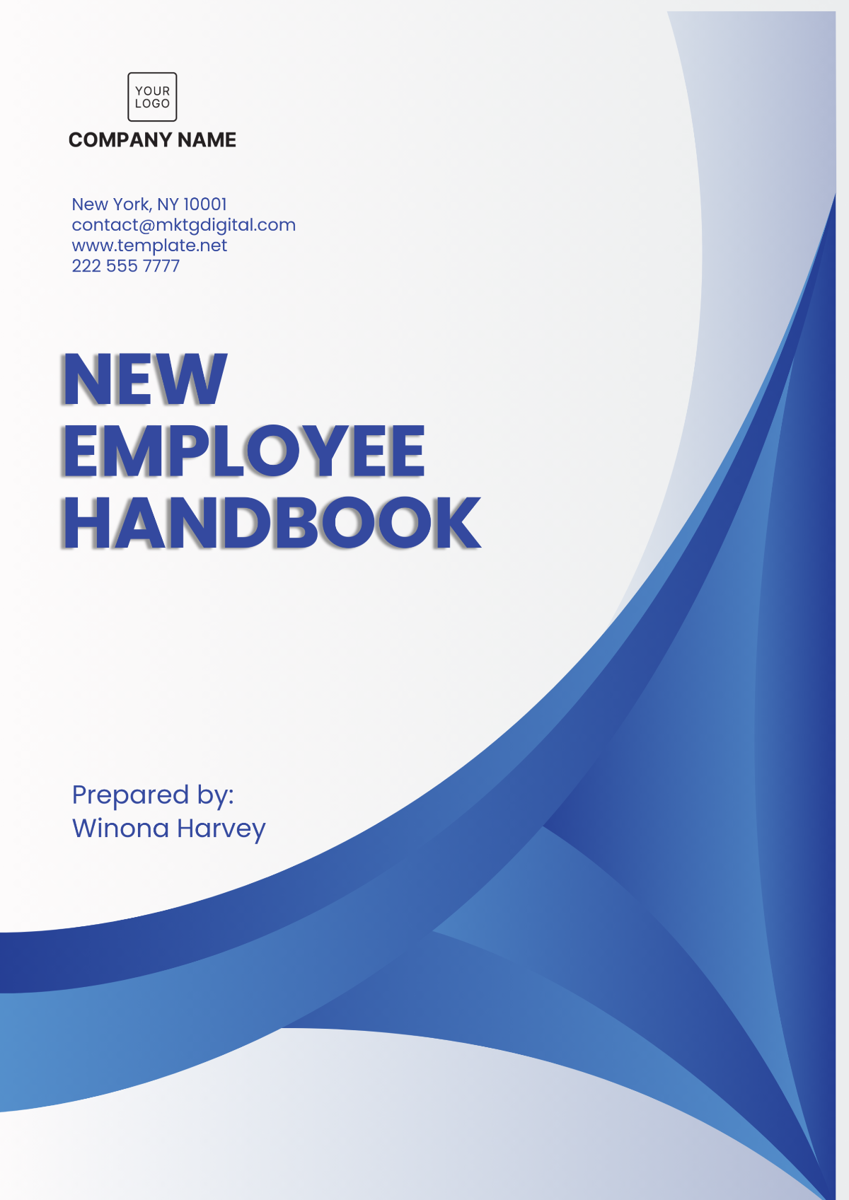 Free New Employee Handbook Template To Edit Online Free New Employee Handbook Template To Edit Online