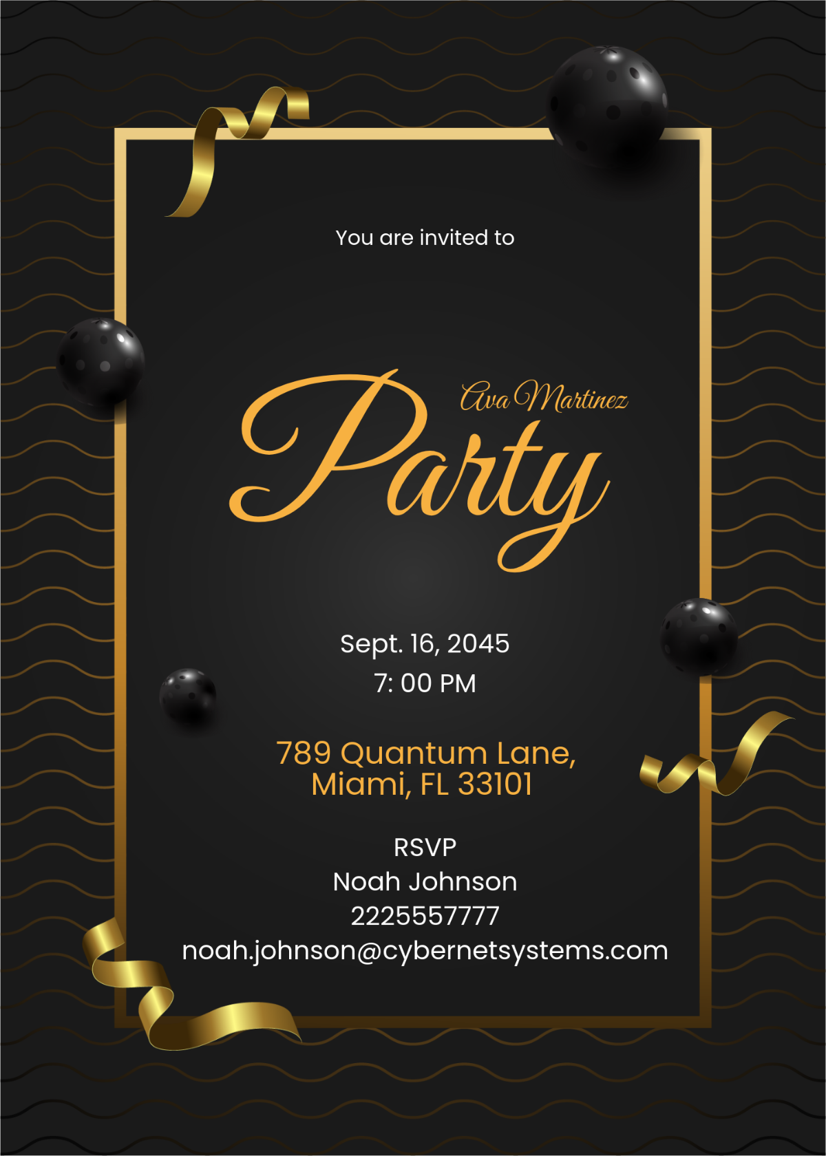 Free Party Invitation Templates Editable And Printable