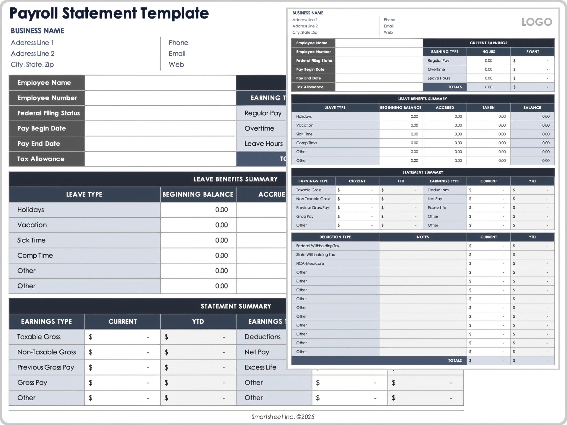 Free Payroll Templates