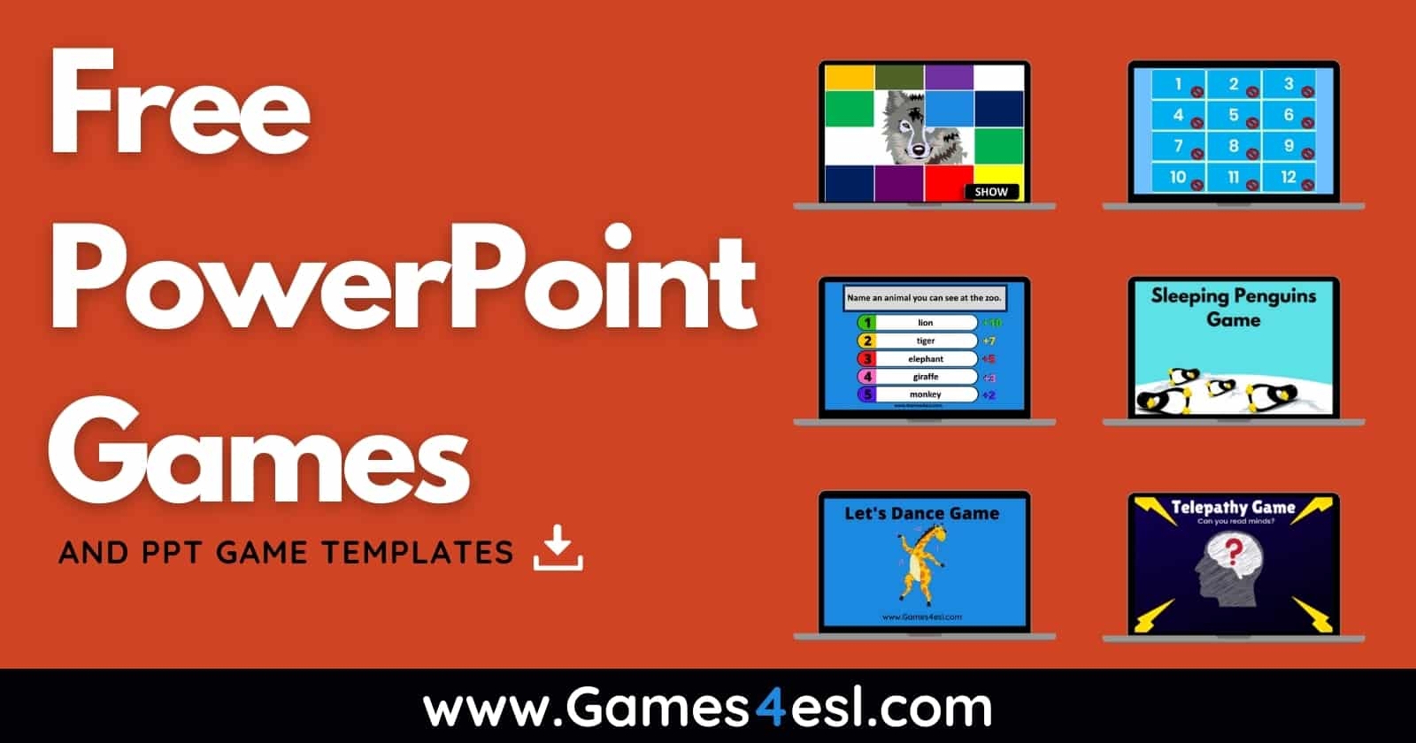 Free PowerPoint Games And Templates To Teach English Games4esl Free PowerPoint Games And Templates To Teach English Games4esl