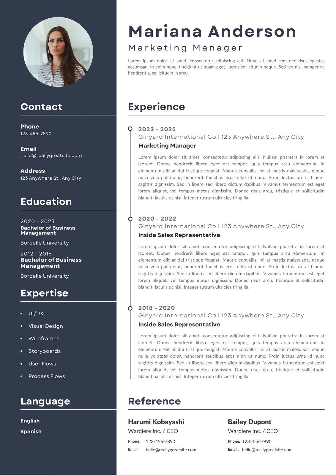 Free Printable Customizable Creative Resume Templates Canva