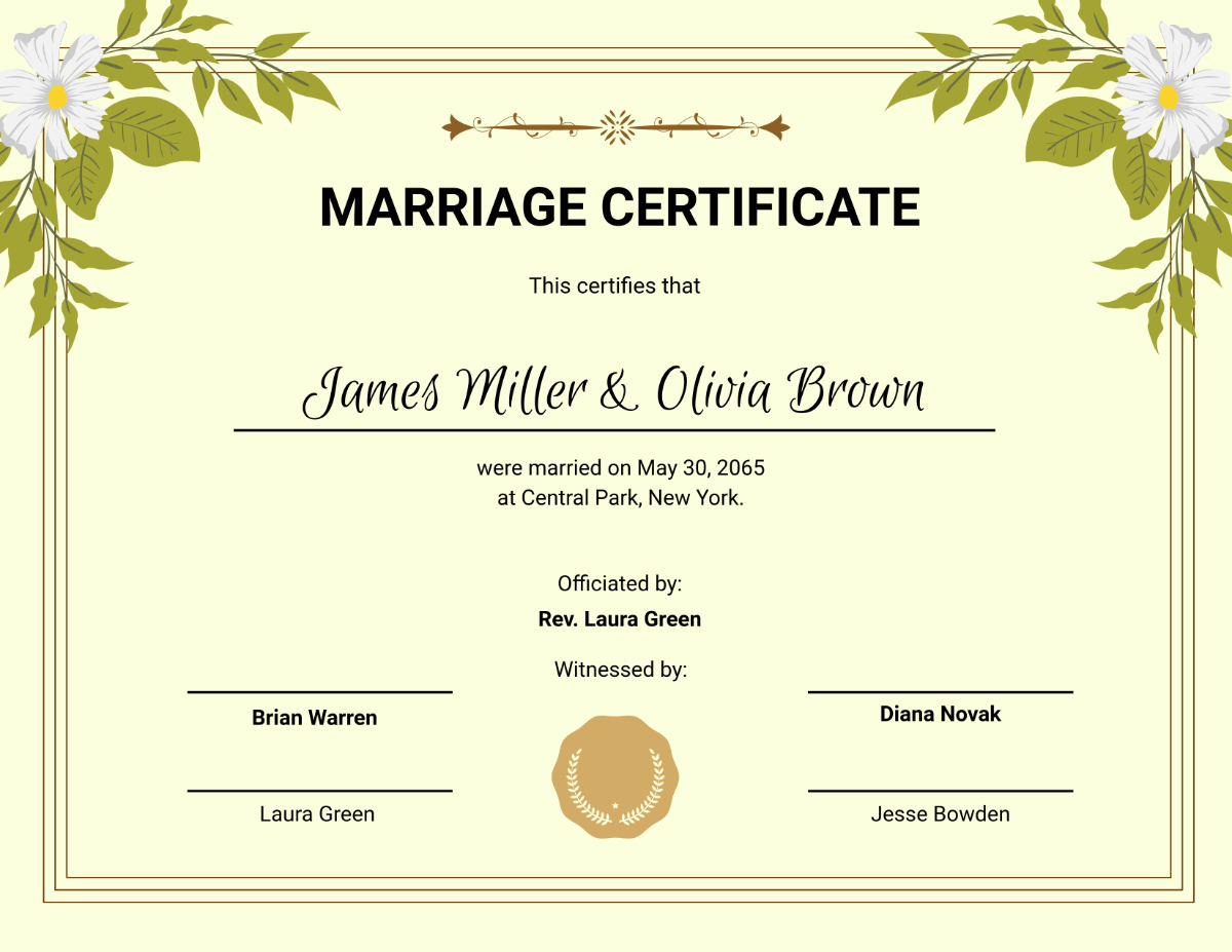 Free Printable Marriage Certificate Templates To Customize Online Free Printable Marriage Certificate Templates To Customize Online