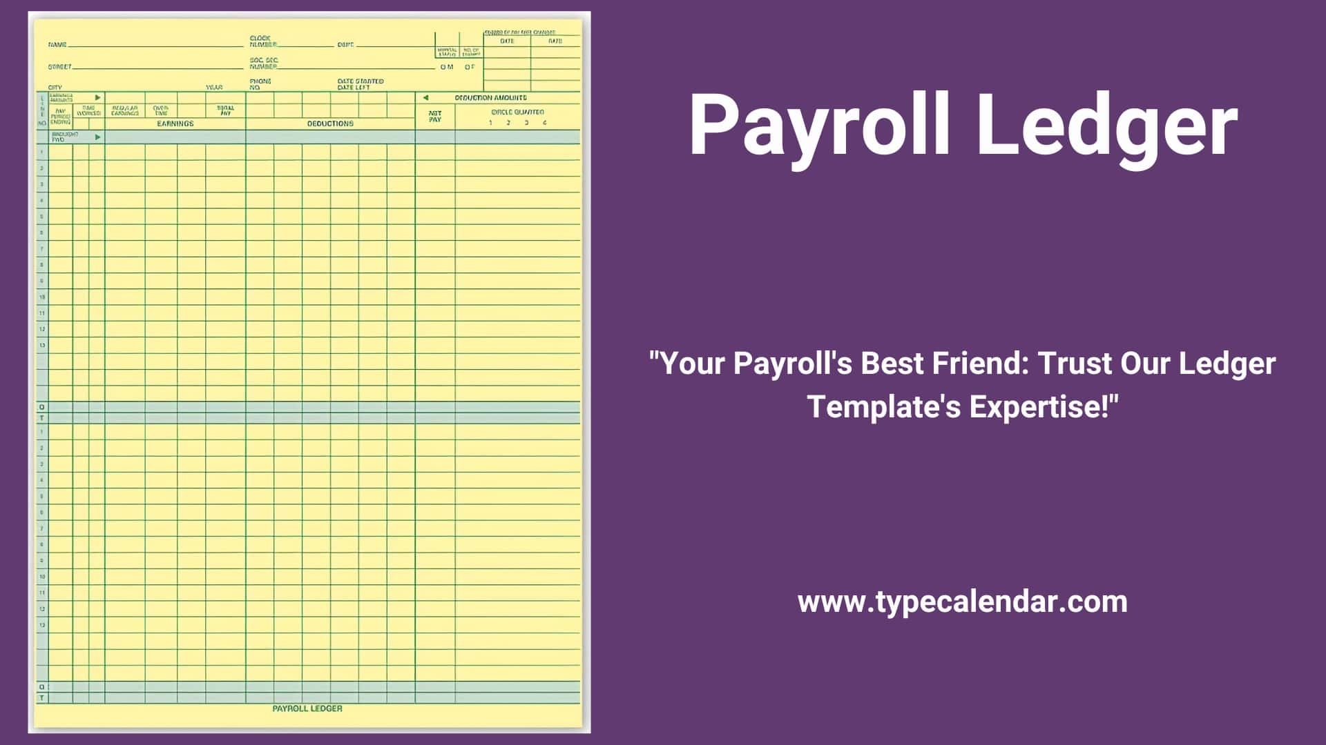 payroll ledger template