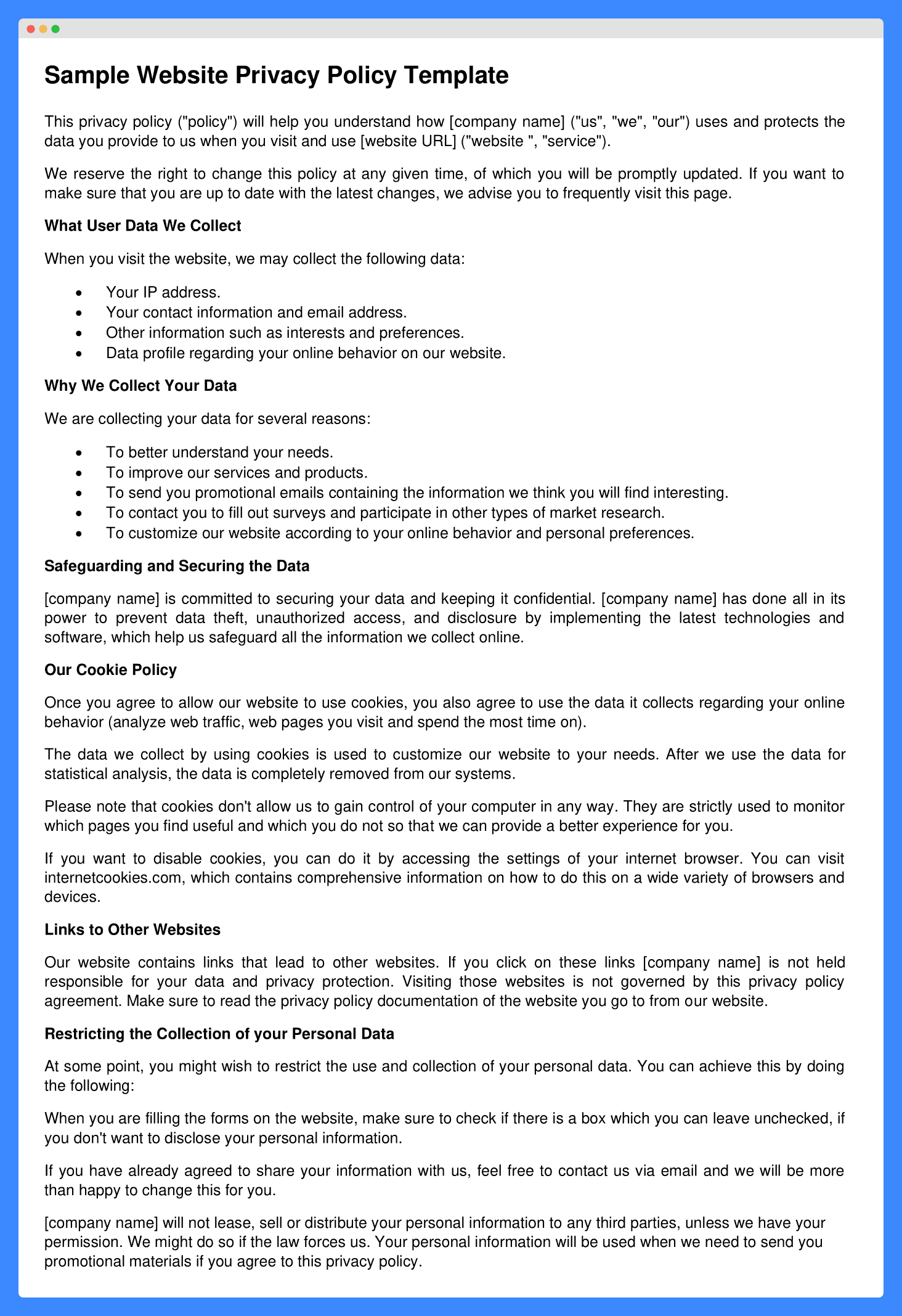 gdpr privacy notice template gdpr privacy notice template