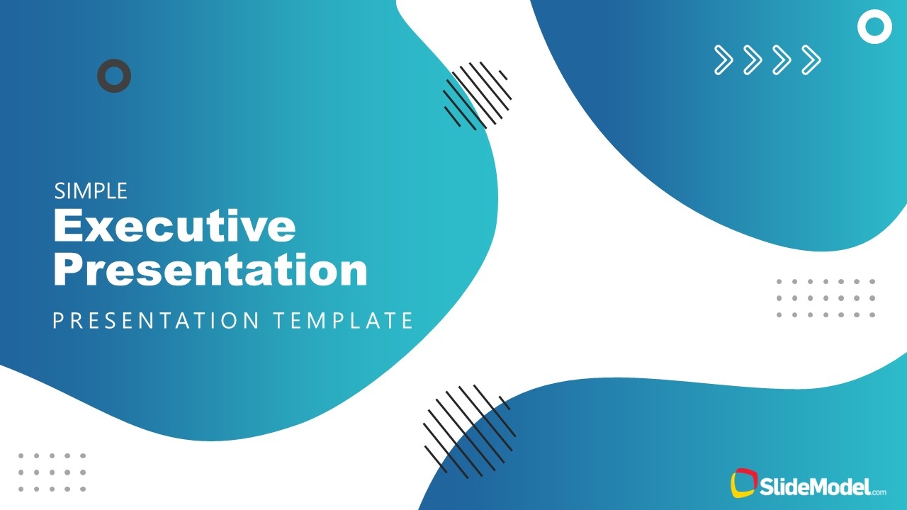 Free Simple Business Executive PowerPoint Template Google Slides