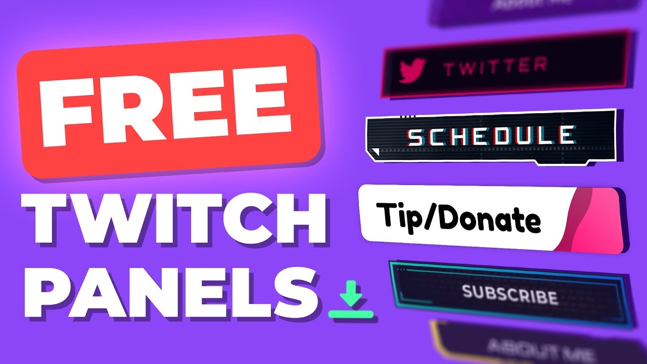 Free Twitch Panels Maker And Templates Nerd Or Die