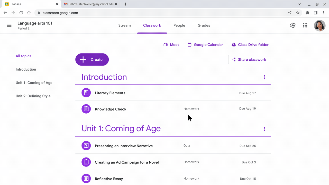 Google Workspace Updates Shareable Class Templates And Classwork In Google Classroom Are Now Generally Available