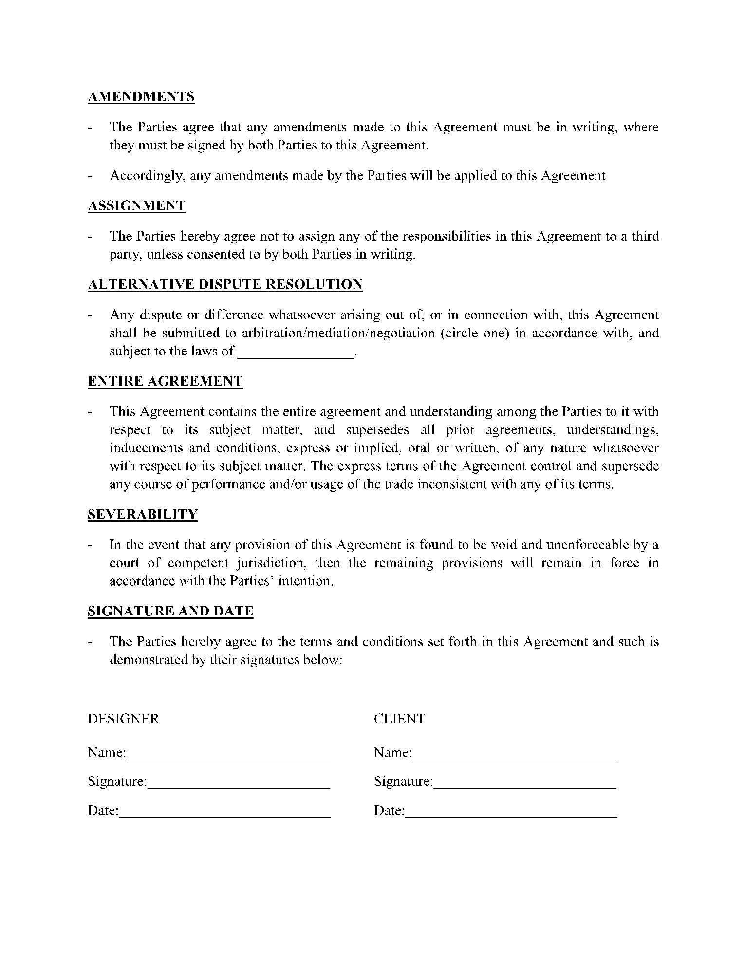 Graphic Design Contract Template In 2021 Free Sample Graphic Design Contract Template In 2021 Free Sample