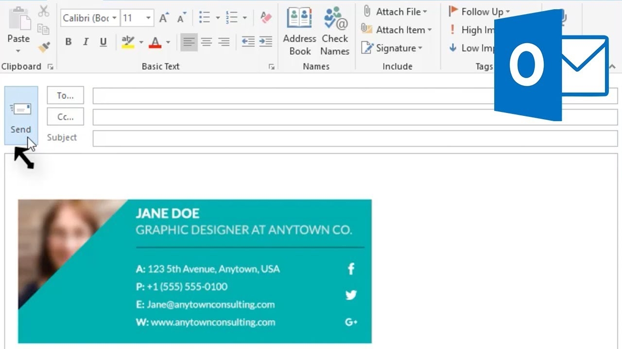 outlook signature templates