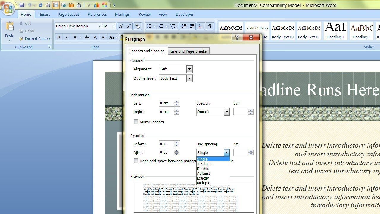 microsoft word 2007 templates