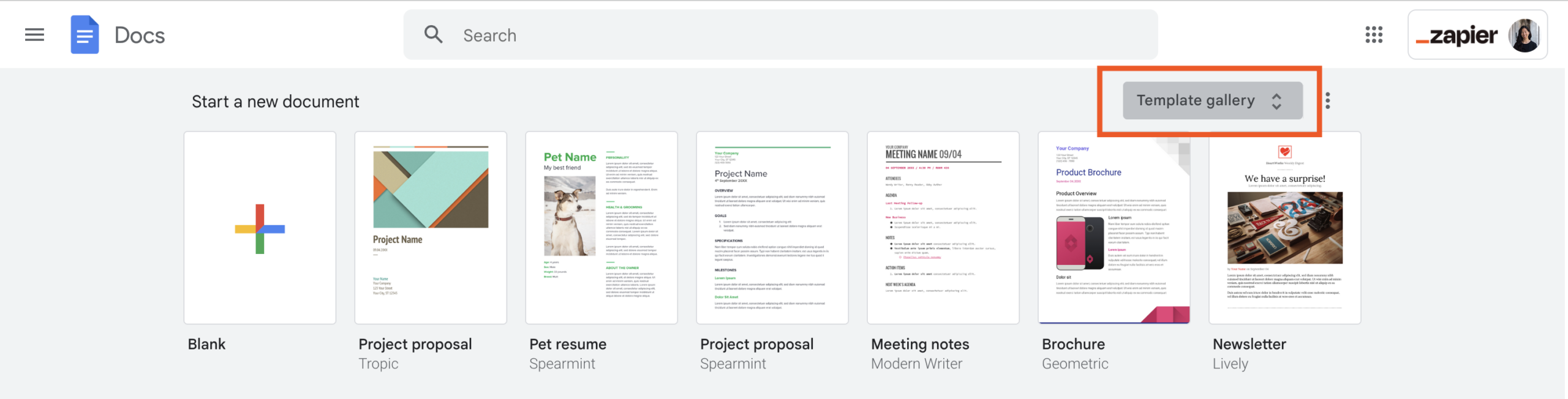 How To Create A Template In Google Docs Zapier