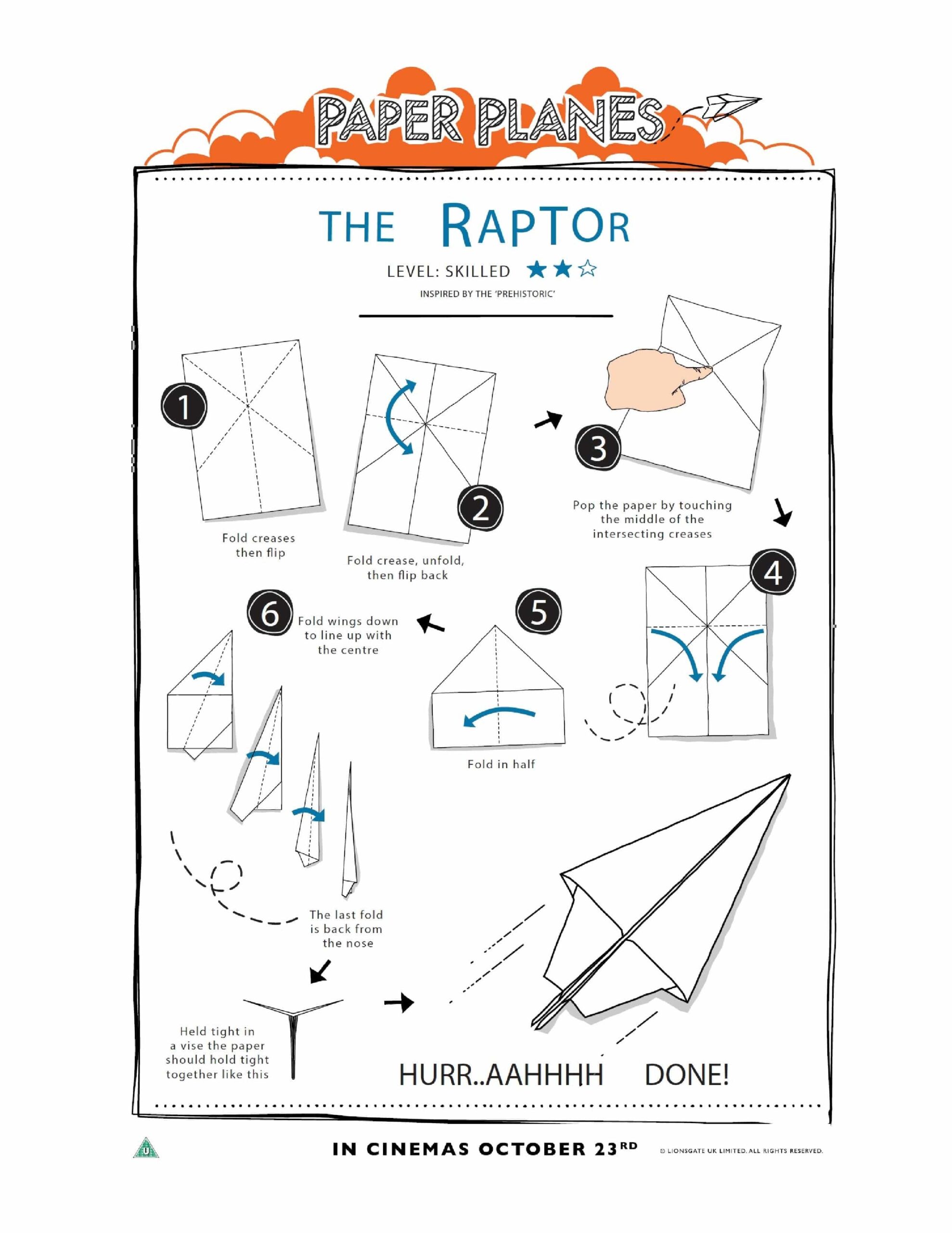 How To Fold Paper Planes with Free Printable Folding Plans In The Playroom How To Fold Paper Planes with Free Printable Folding Plans In The Playroom
