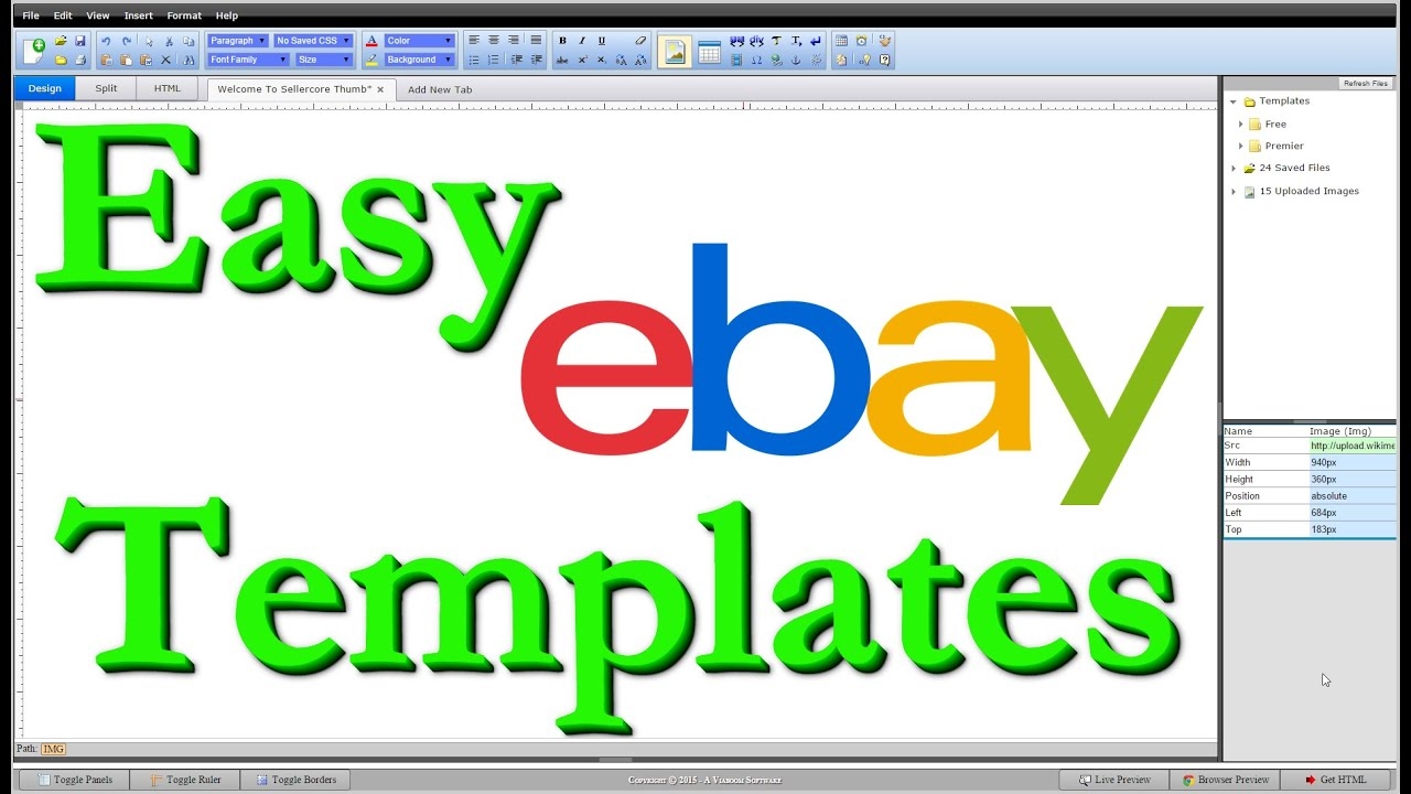 ebay listing template free