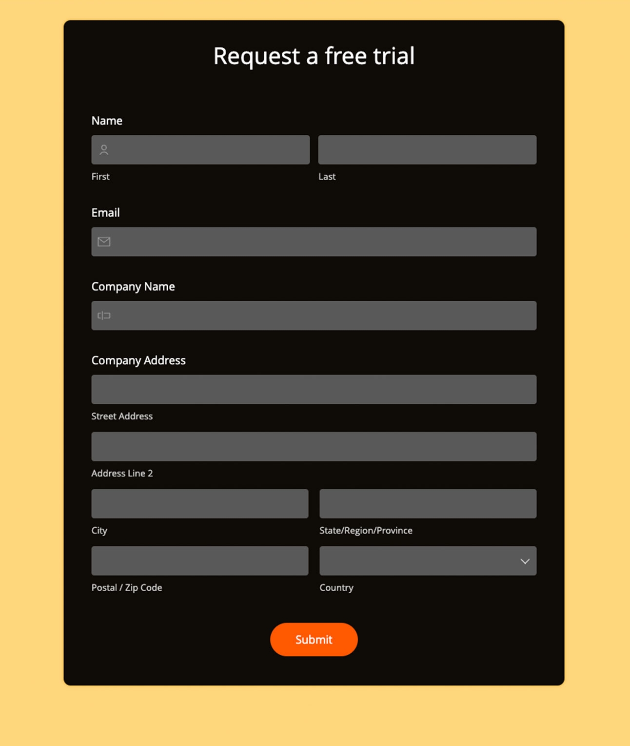 HTML Form Templates Free Online Form Templates HTML Form Templates Free Online Form Templates