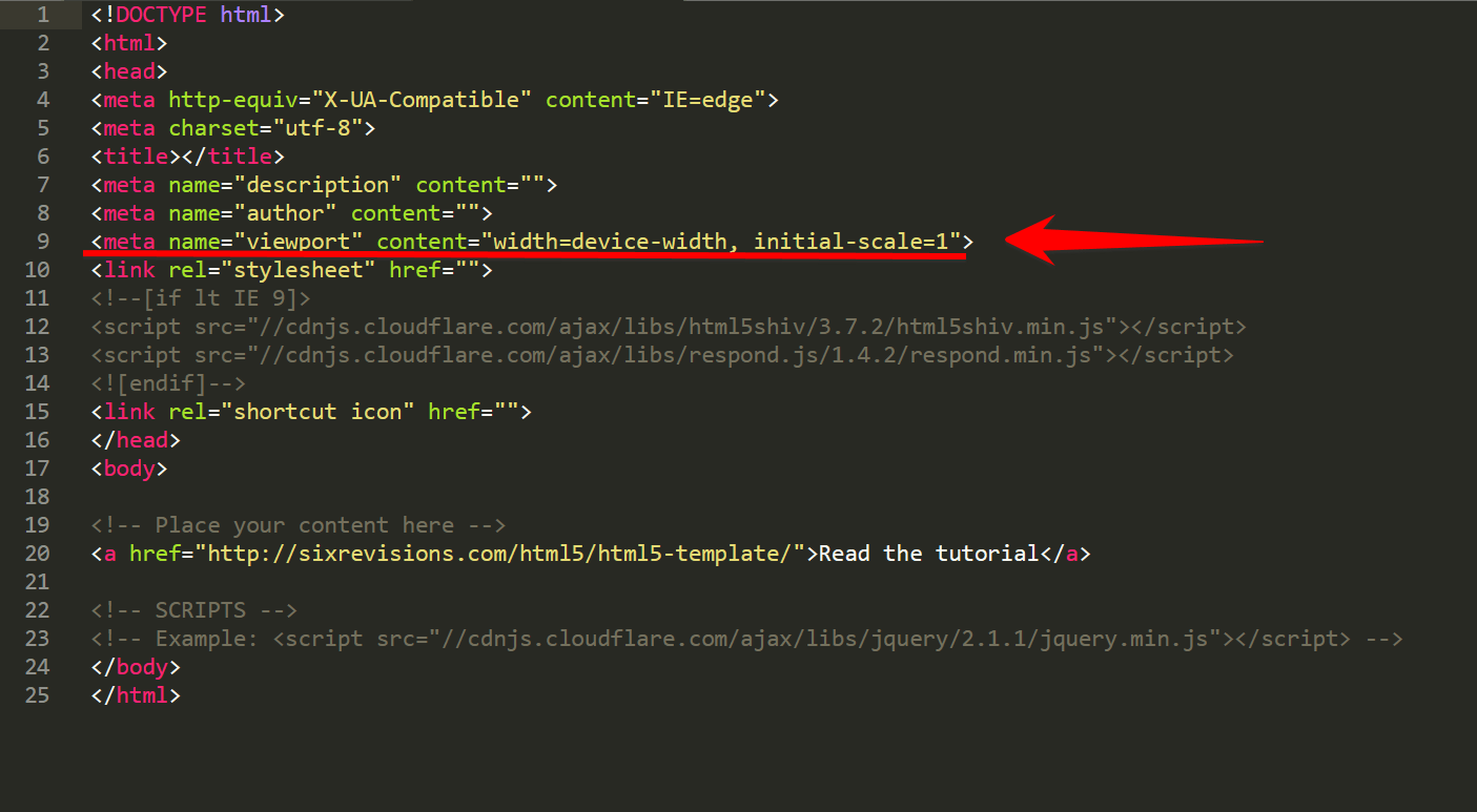 HTML5 Template A Basic Code Template For Your Next Project
