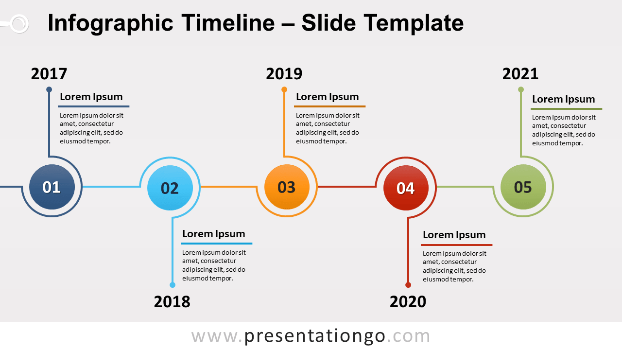Infographic Timeline For PowerPoint And Google Slides
