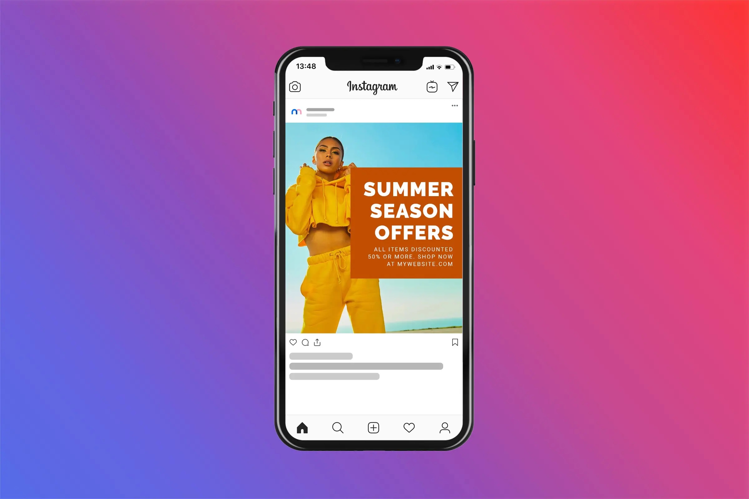 Instagram Ad Online Mockup Maker Mediamodifier Instagram Ad Online Mockup Maker Mediamodifier