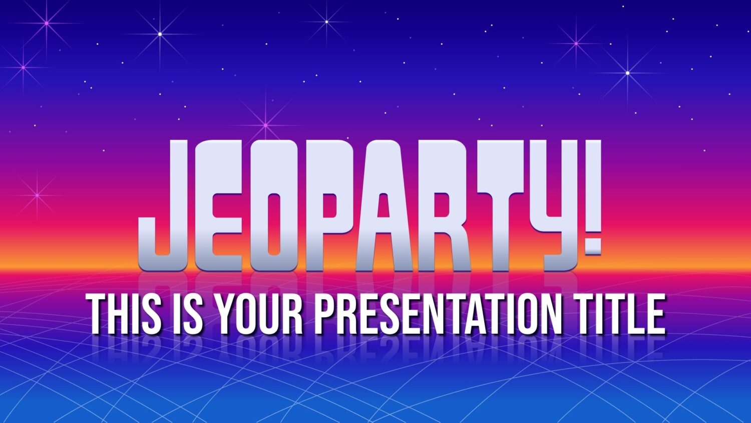 Jeopardy Free PPT Google Slides Template SlidesCarnival