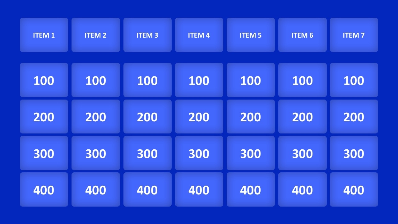 best jeopardy template