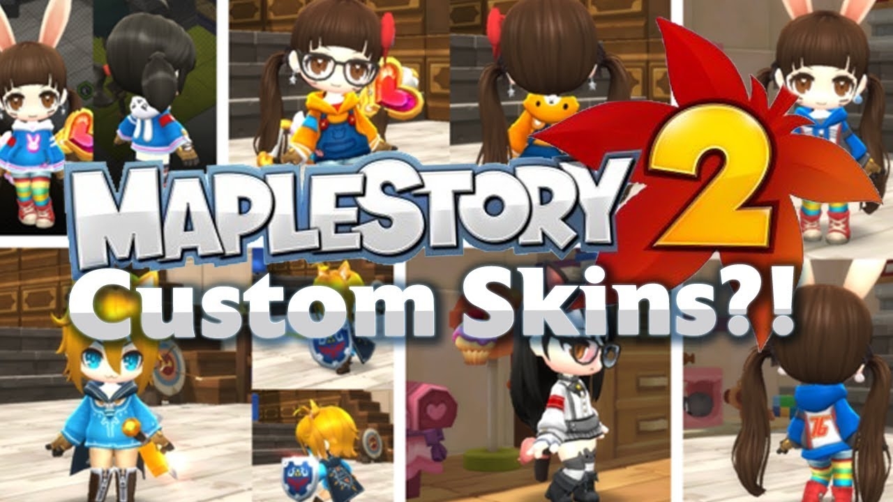 Maplestory 2 Custom Skins YouTube
